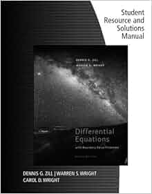 differential equation and boundary value problems solutions manual