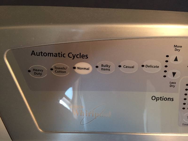 whirlpool ultimate care ii dryer manual