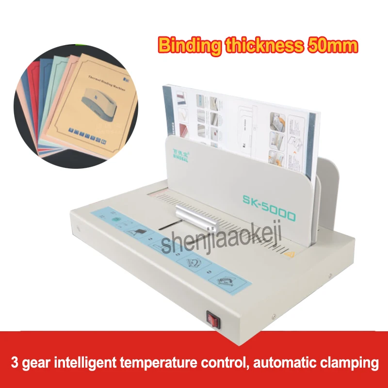 hot thermal glue manual binding machine
