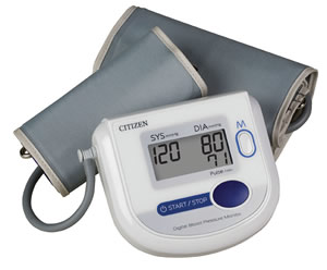 citizen blood pressure monitor manual