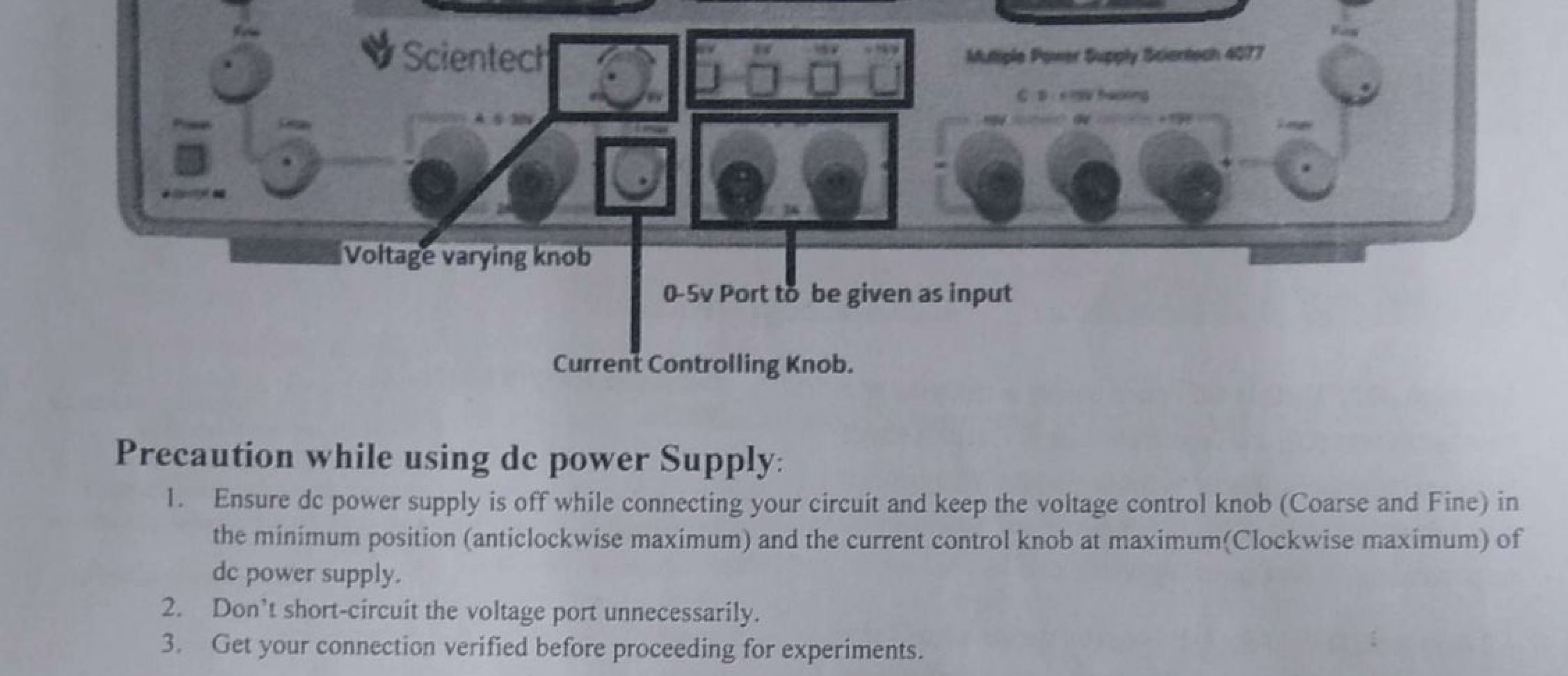 power supply control k80 manual