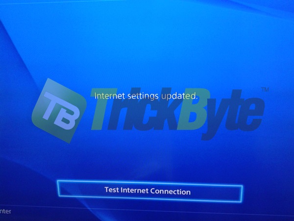 how to manually setup internet on ps4