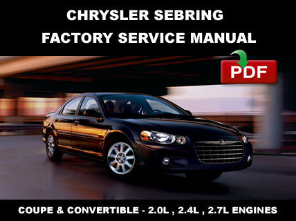 2006 chrysler sebring repair manual free