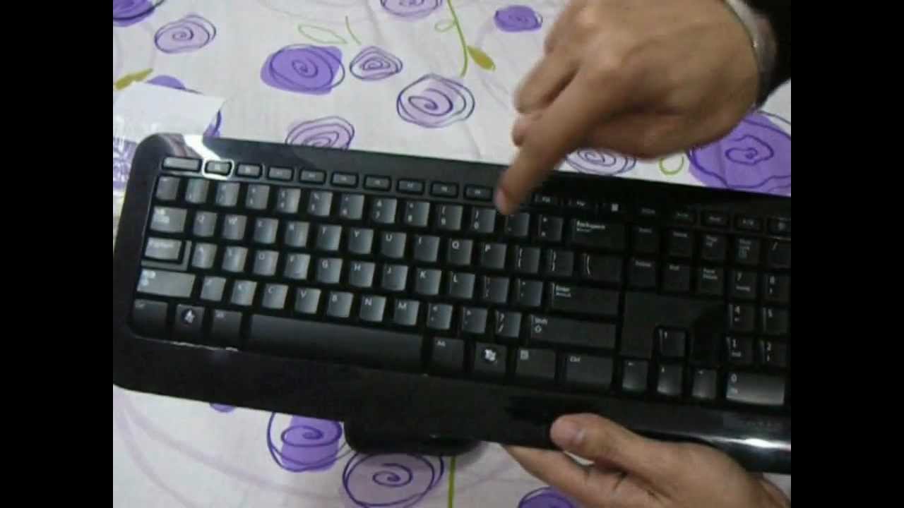 microsoft wireless keyboard 3050 manual