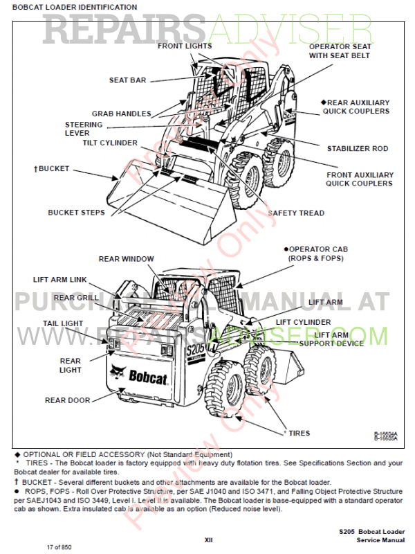 bobcat 863 turbo service manual