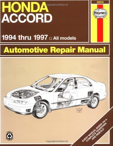 1999 honda accord parts manual