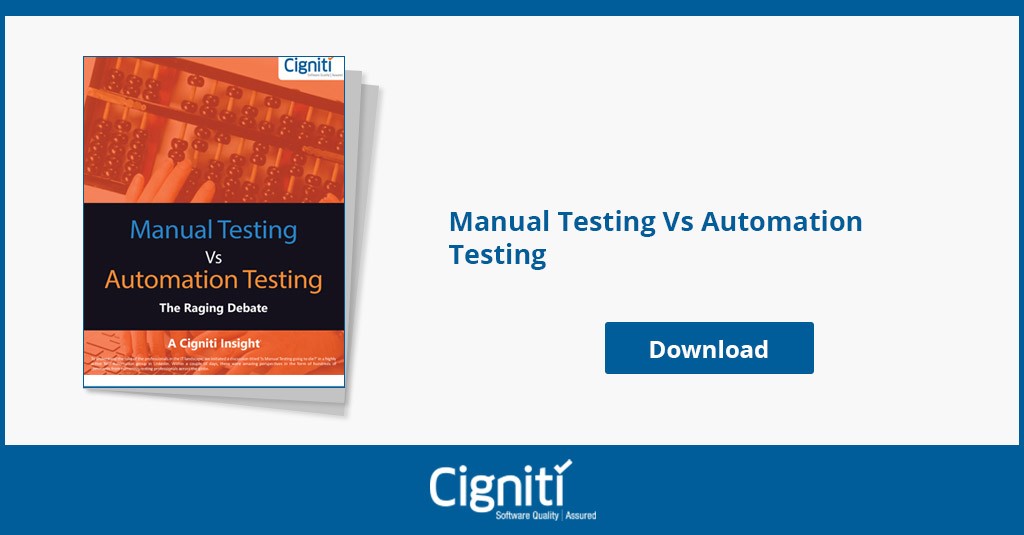software testing manual vs automation