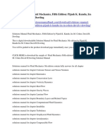 fluid mechanics 3rd edition solution manual pdf