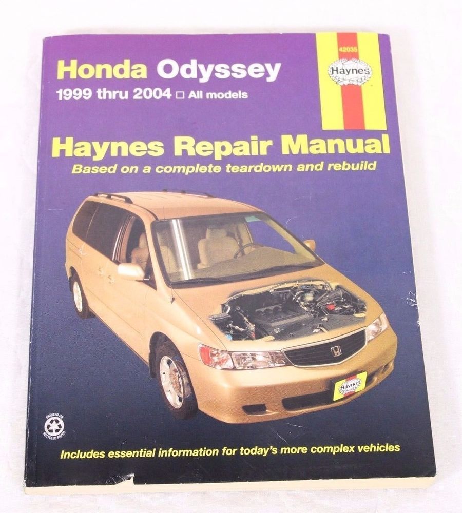 honda odyssey repair manual pdf